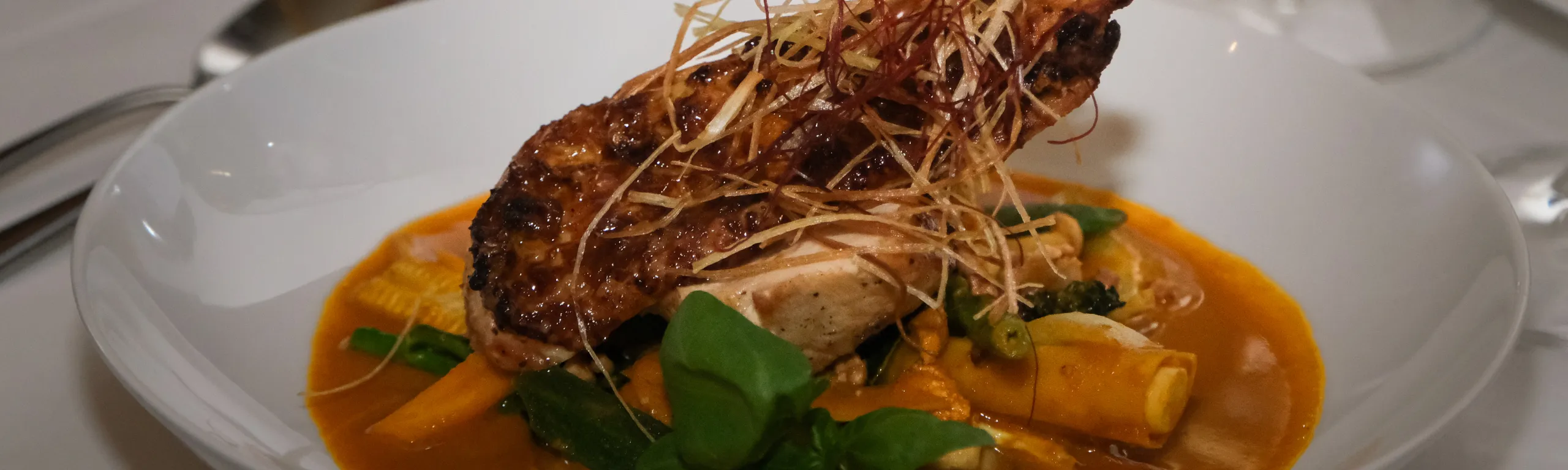 Red Thai Curry Duck im Lois Stern Restaurant