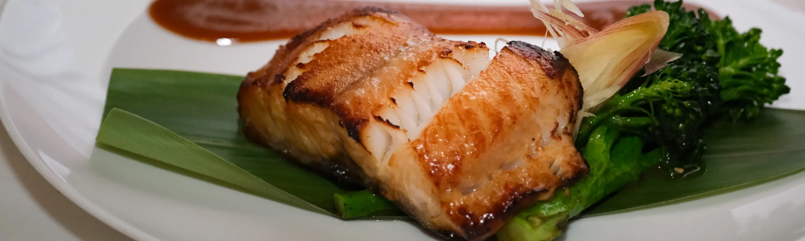 Fish-Hauptgericht im Lois Stern Restaurant